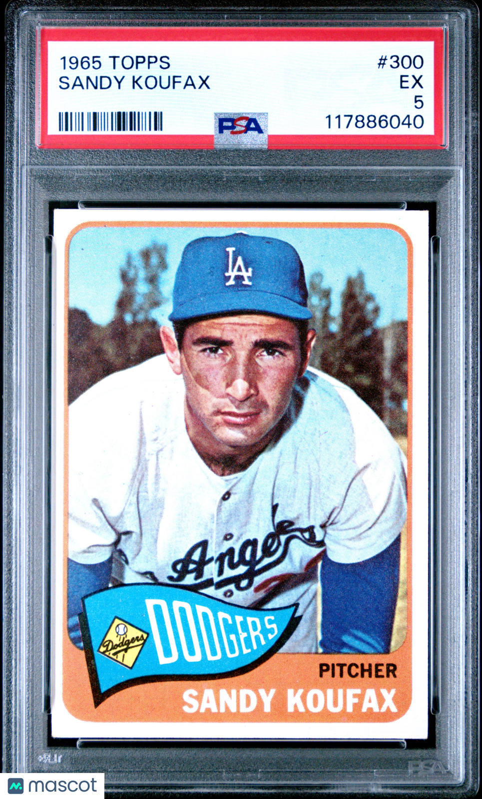 1965 Topps Sandy Koufax #300 PSA 5