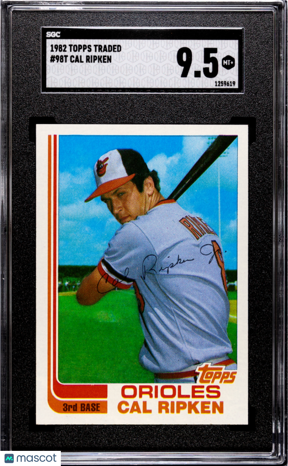 1982 Topps Traded Cal Ripken #98T SGC 9.5