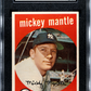 1959 Topps Mickey Mantle #10 SGC 6