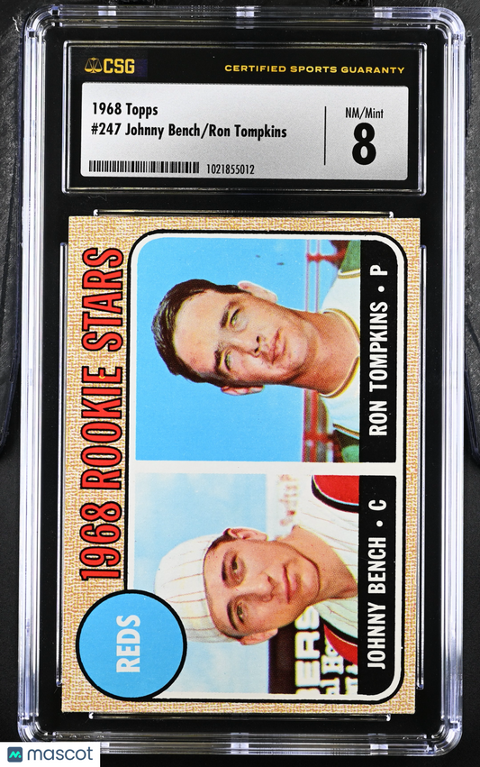1968 Topps '68 Reds Rookie Stars #247 CGC 8