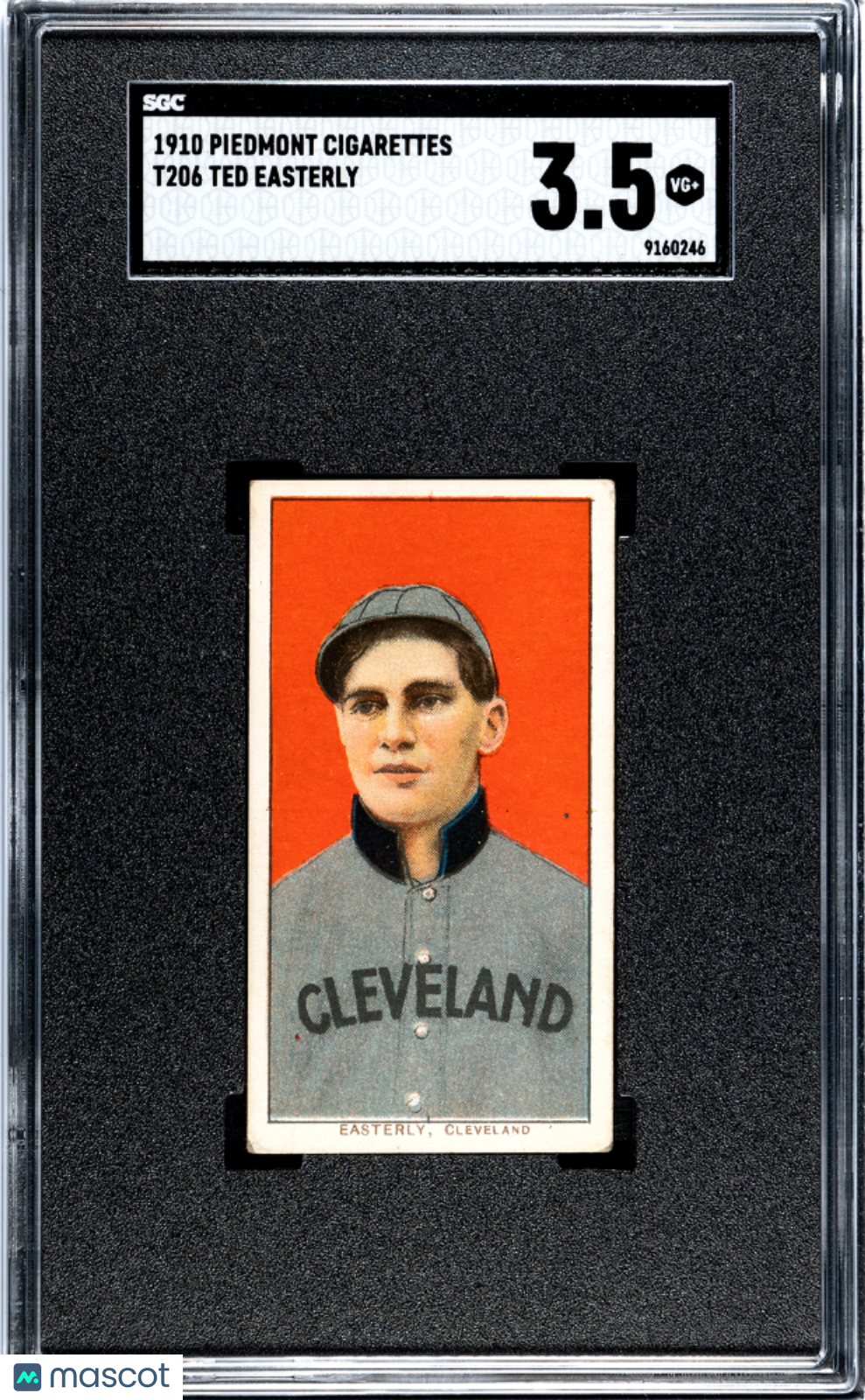 1910 Piedmont Cigarettes (T206) Ted Easterly SGC 3.5