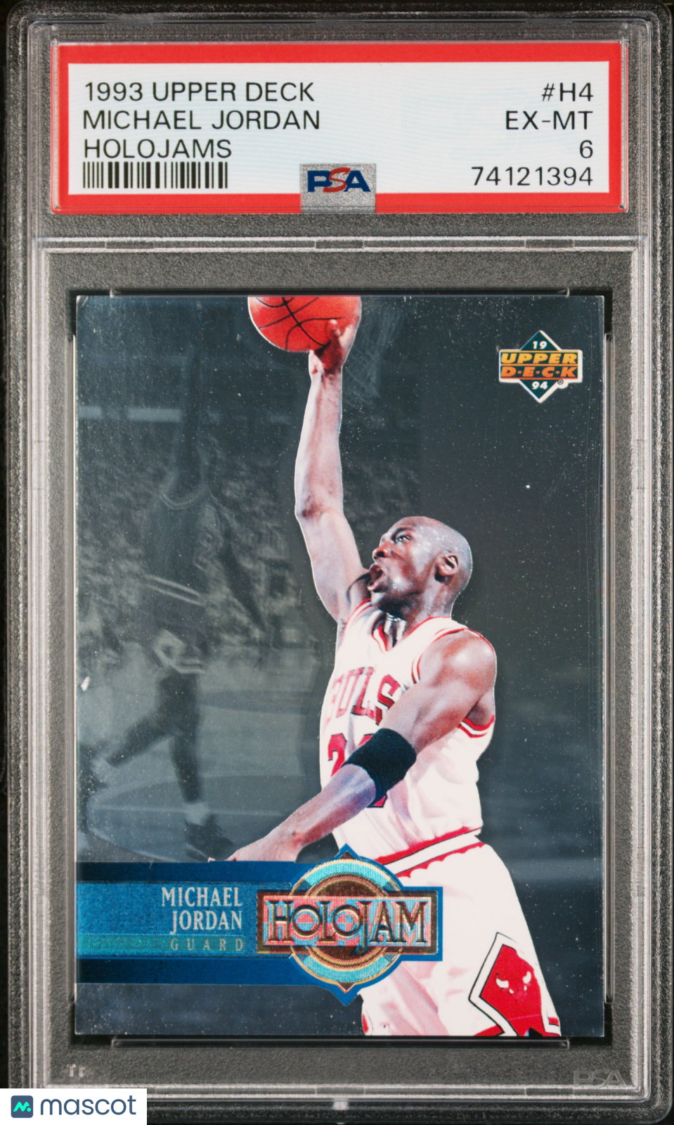 1993 Upper Deck Holojam Michael Jordan #H4 Holojams PSA 6