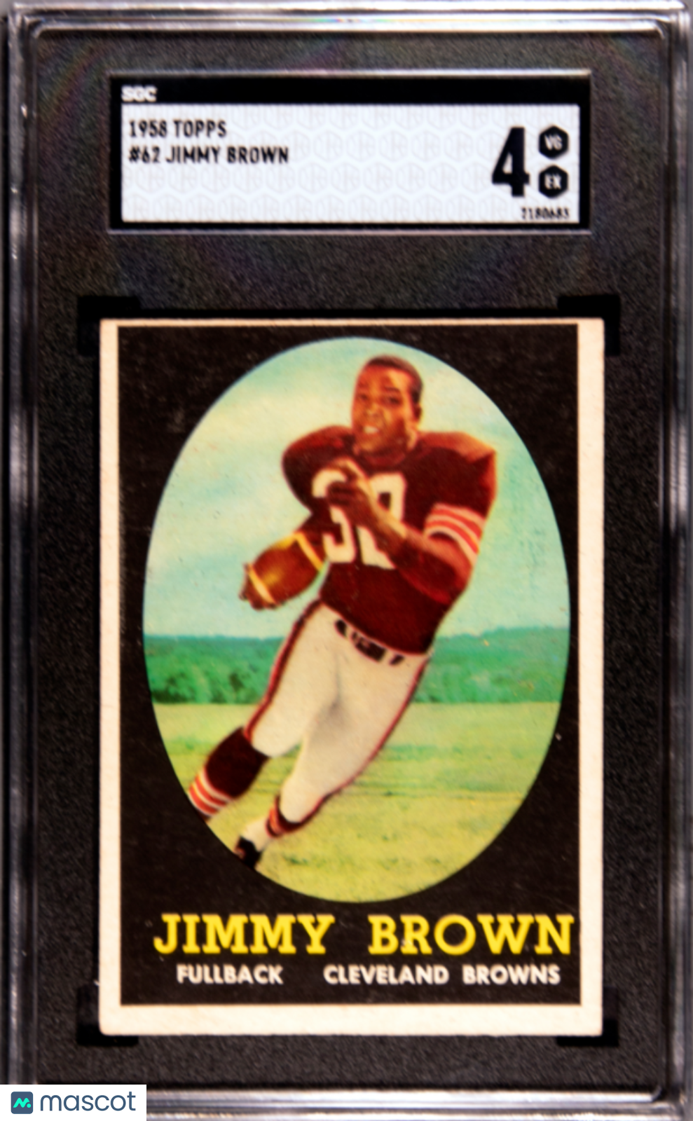 1958 Topps Jimmy Brown #62 SGC 4