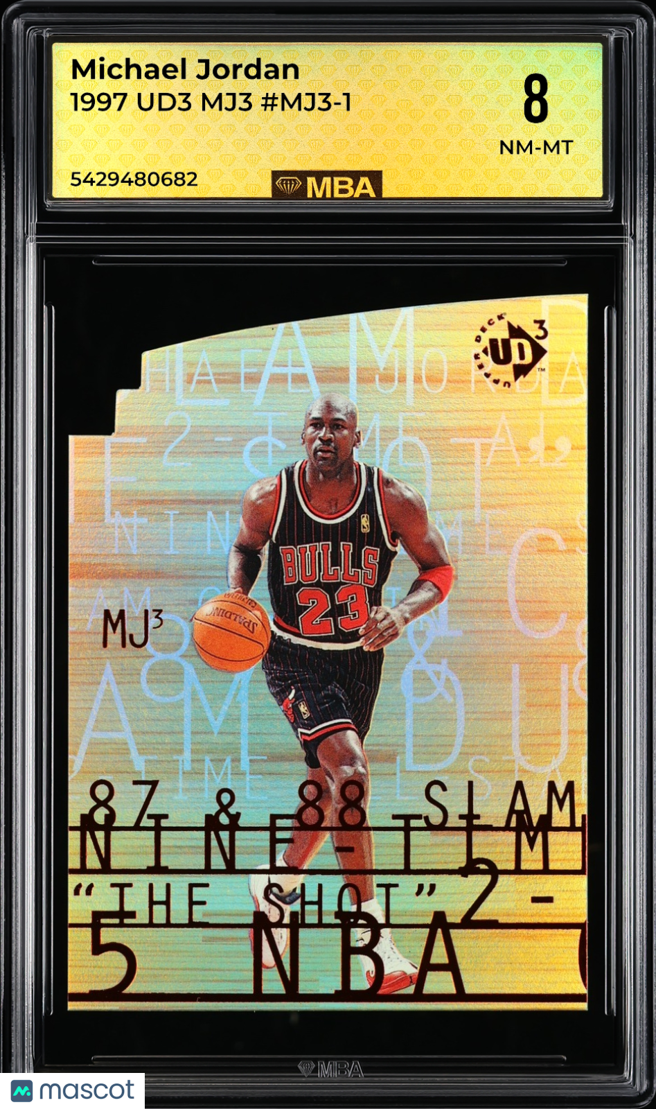 1997 UD3 MJ3 Michael Jordan #MJ3-1 MBA 8