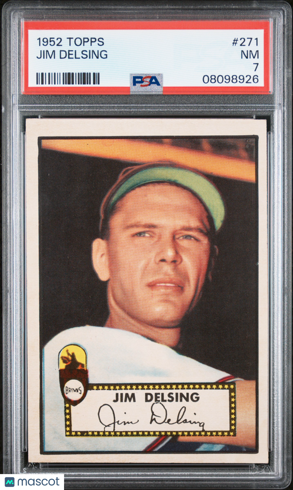 1952 Topps Jim Delsing #271 PSA 7