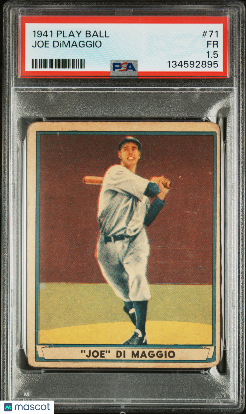 1941 Play Ball Joe Dimaggio #71 PSA 1.5