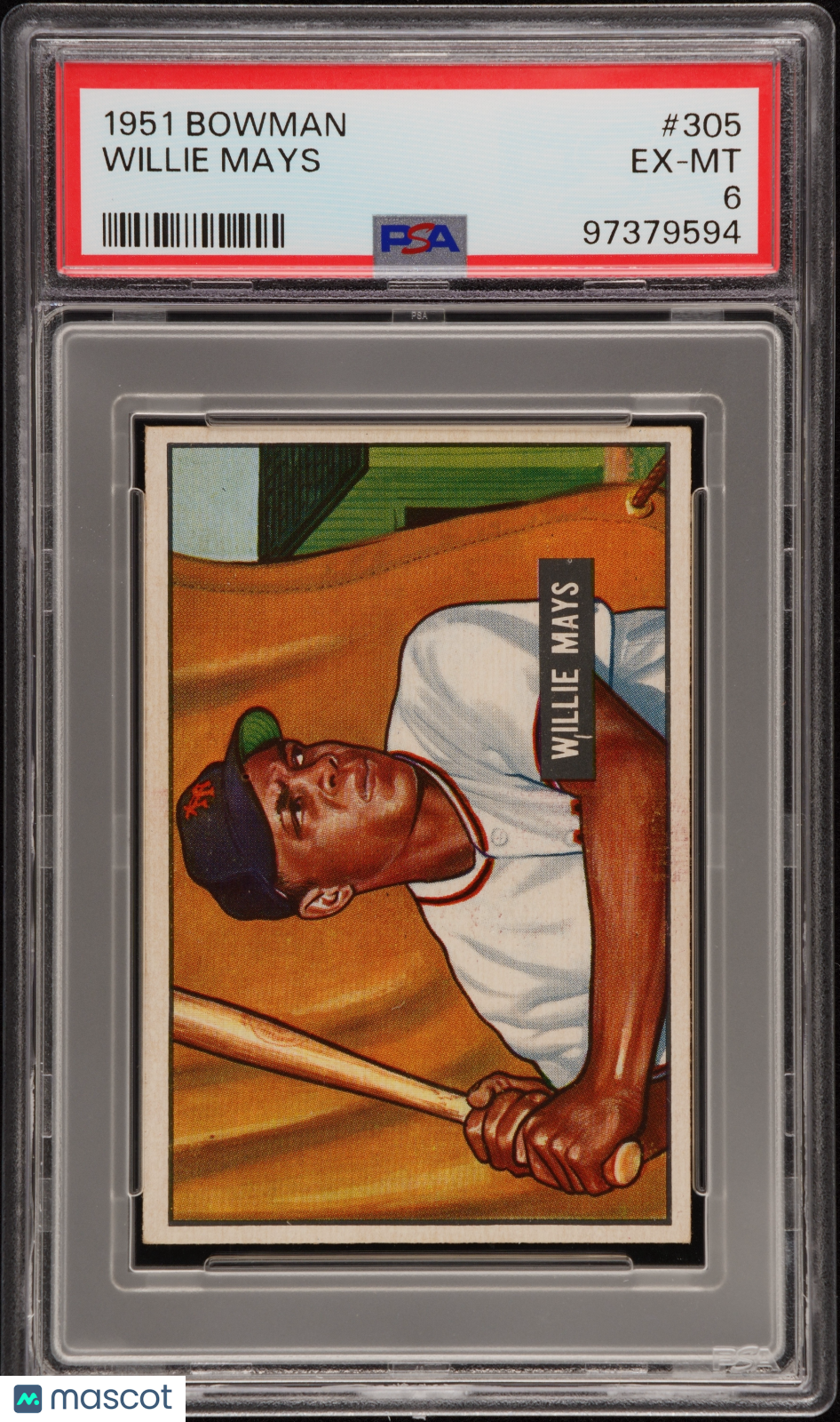 1951 Bowman Willie Mays #305 PSA 6