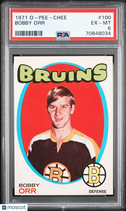 1971 O-Pee-Chee Bobby Orr #100 PSA 6