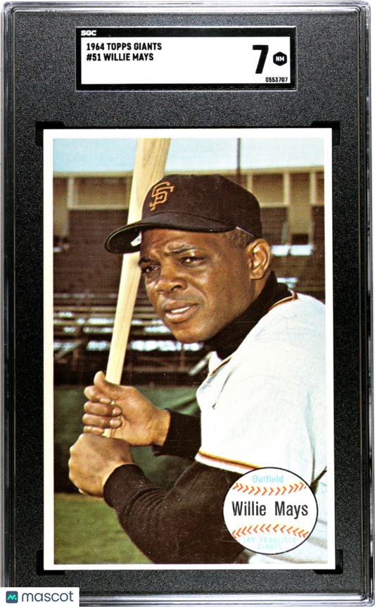 1964 Topps Giants Willie Mays #51 SGC 7