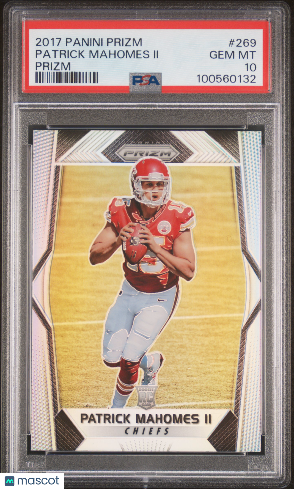 2017 Panini Prizm Patrick Mahomes II #269 PSA 10
