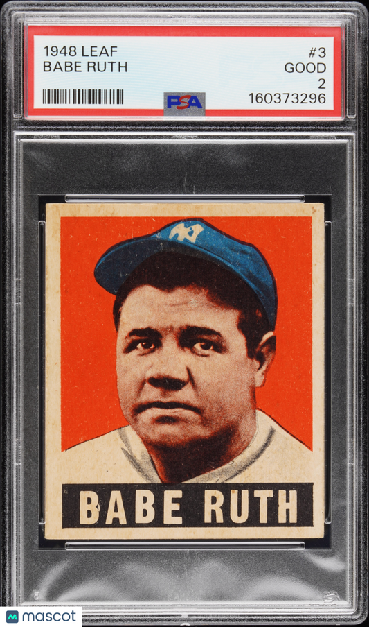 1948 Leaf Babe Ruth #3 PSA 2