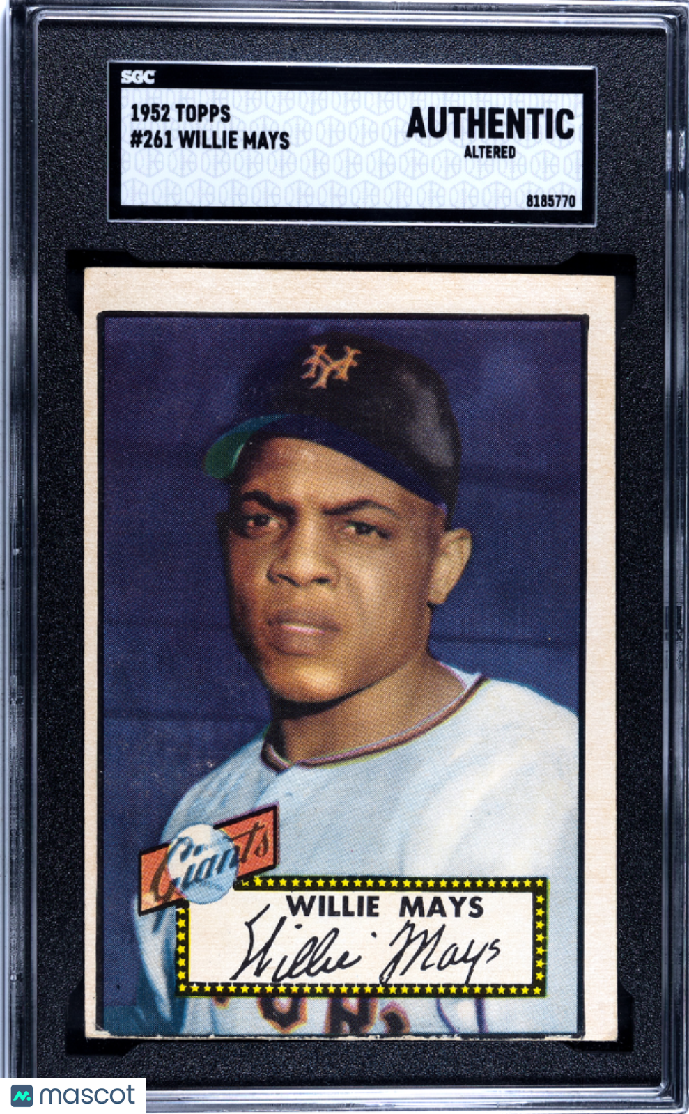 1952 Topps Willie Mays #261 SGC A