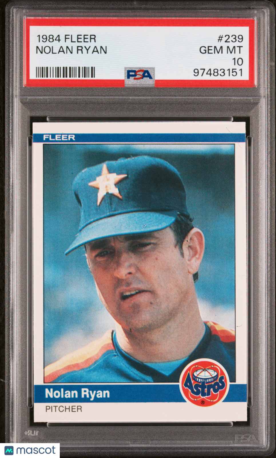 1984 Fleer Nolan Ryan #239 PSA 10