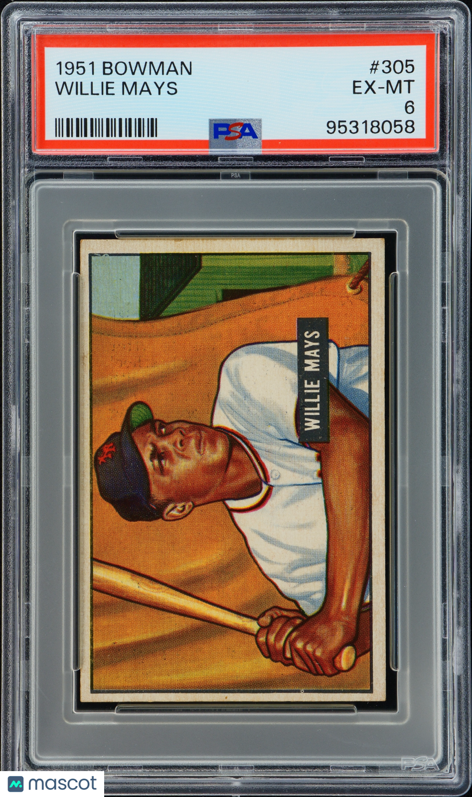 1951 Bowman Willie Mays #305 PSA 6