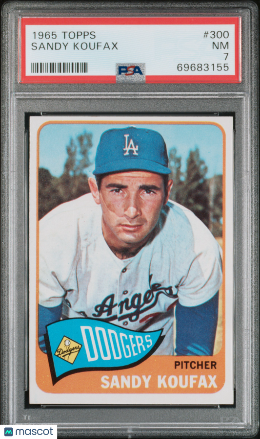 1965 Topps Sandy Koufax #300 PSA 7