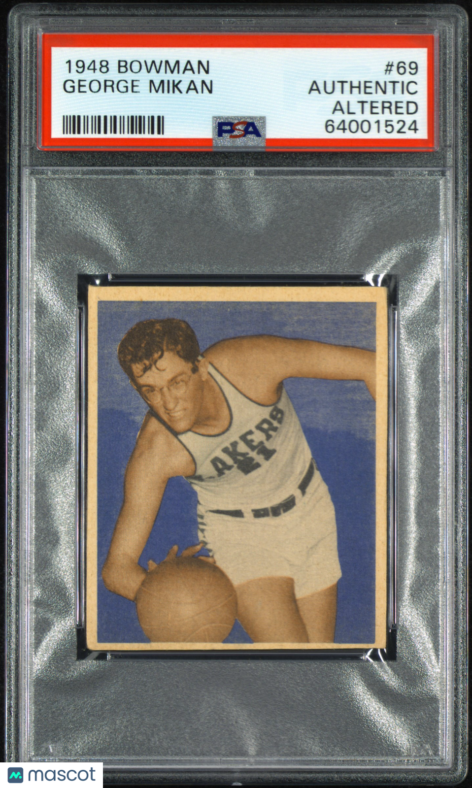 1948 Bowman George Mikan #69 PSA A