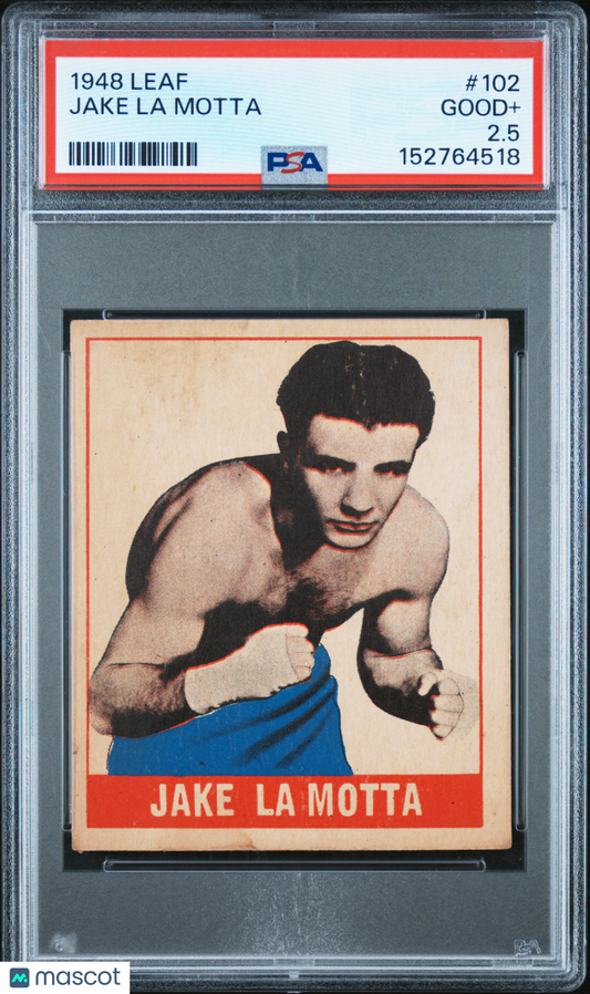 1948 Leaf Jake La Motta #102 PSA 2.5