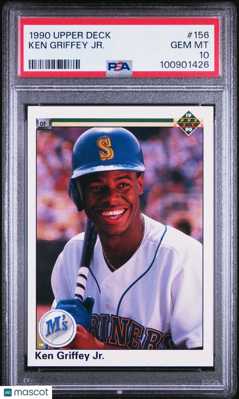 1990 Upper Deck Ken Griffey JR. #156 PSA 10