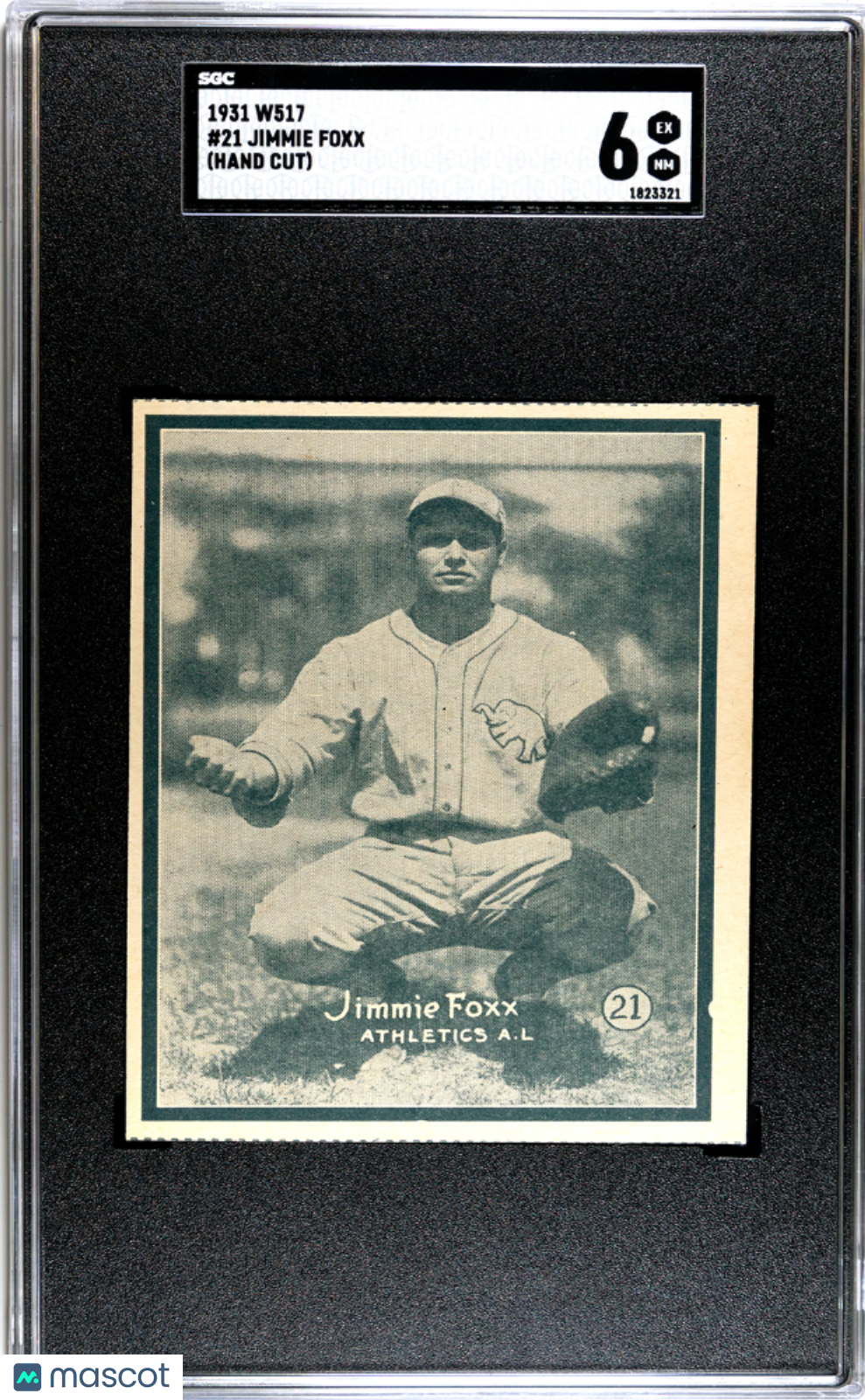 1931 W517 Jimmie Foxx #21 SGC 6