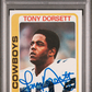 1978 Topps Tony Dorsett #315 PSA 7 Auto 10