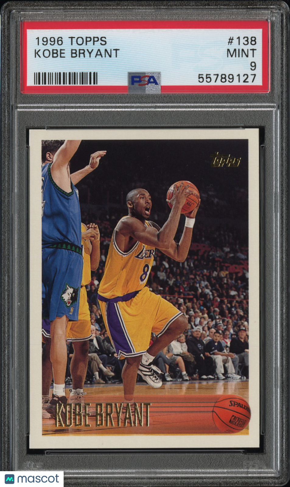 1996 Topps Kobe Bryant #138 PSA 9