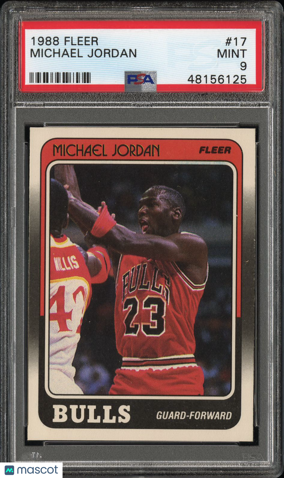 1988 Fleer Michael Jordan #17 PSA 9