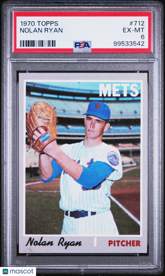 1970 Topps Nolan Ryan #712 PSA 6