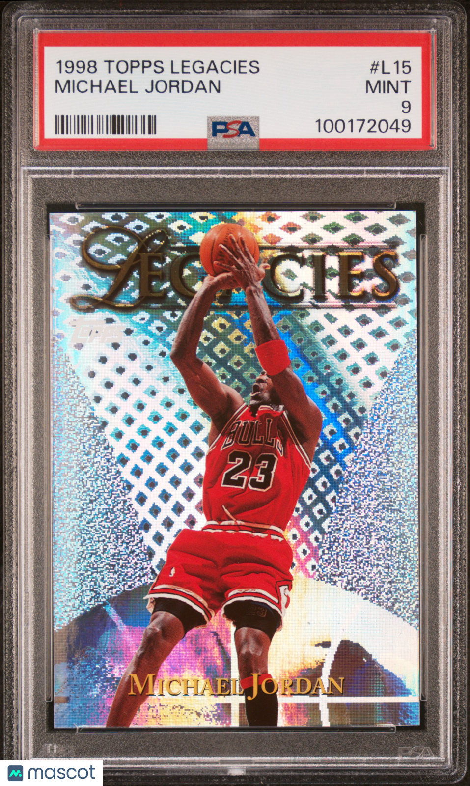1998 Topps Legacies Michael Jordan #L15 PSA 9