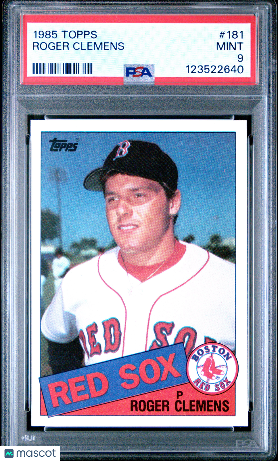 1985 Topps Roger Clemens #181 PSA 9
