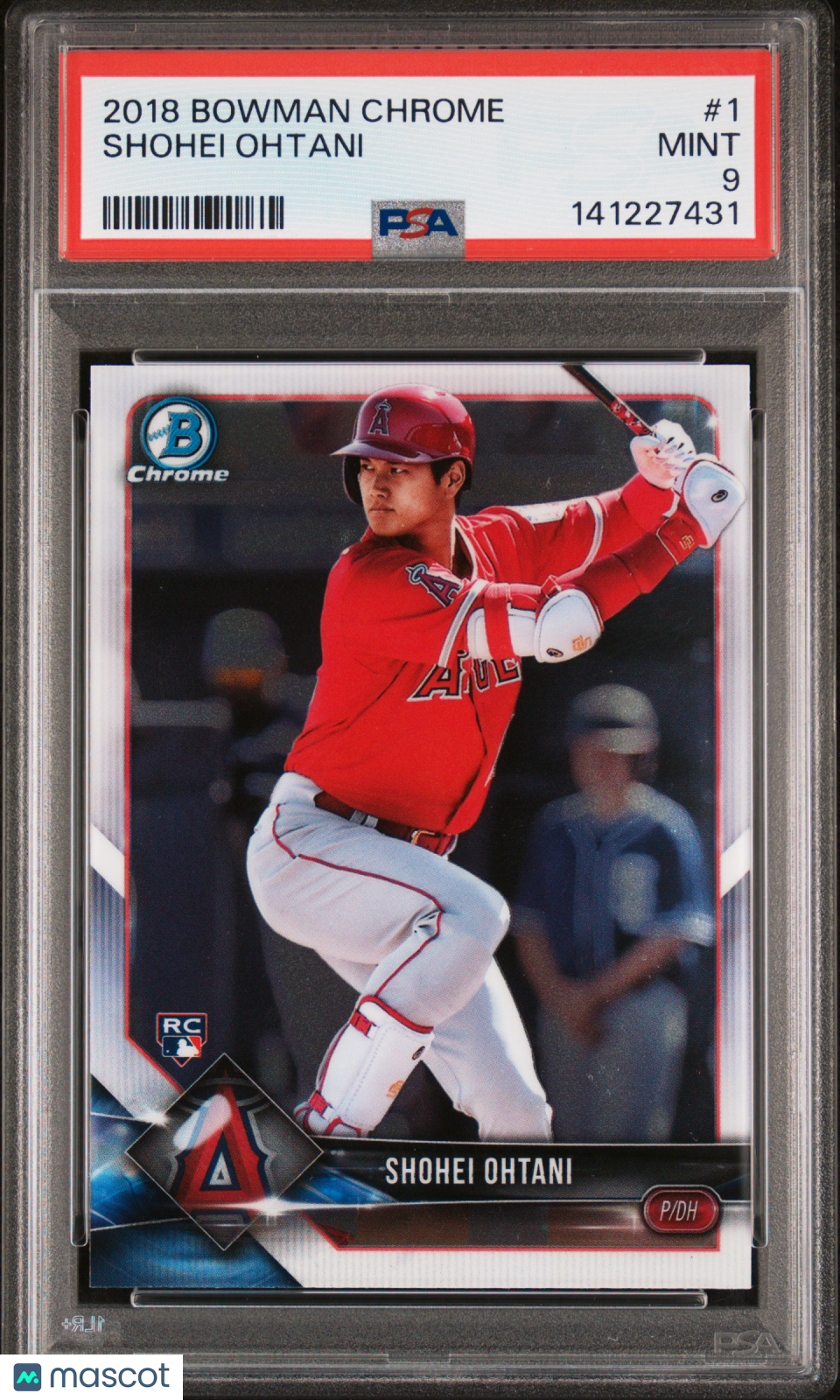 2018 Bowman Chrome Shohei Ohtani #1 PSA 9