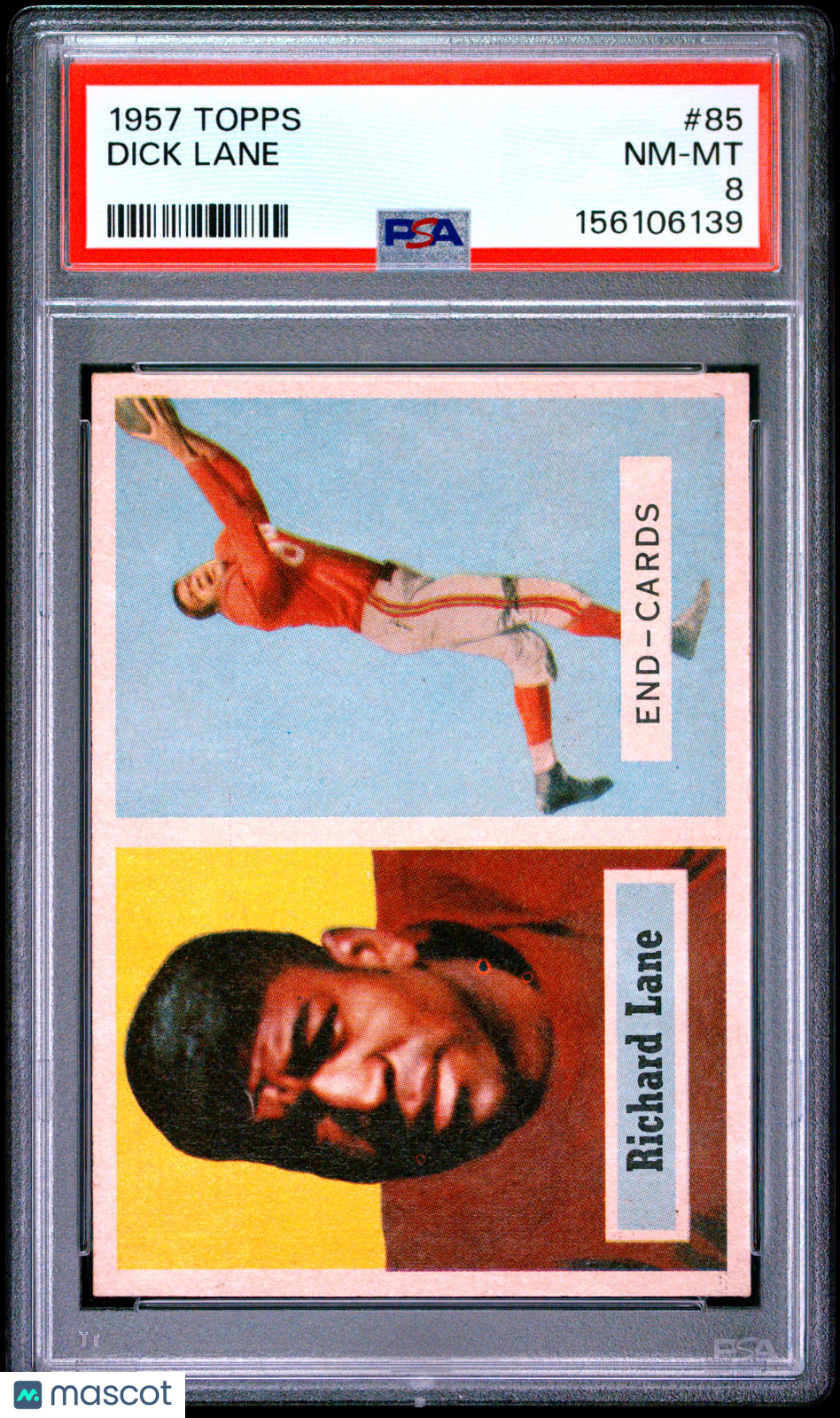 1957 Topps Dick Lane #85 PSA 8