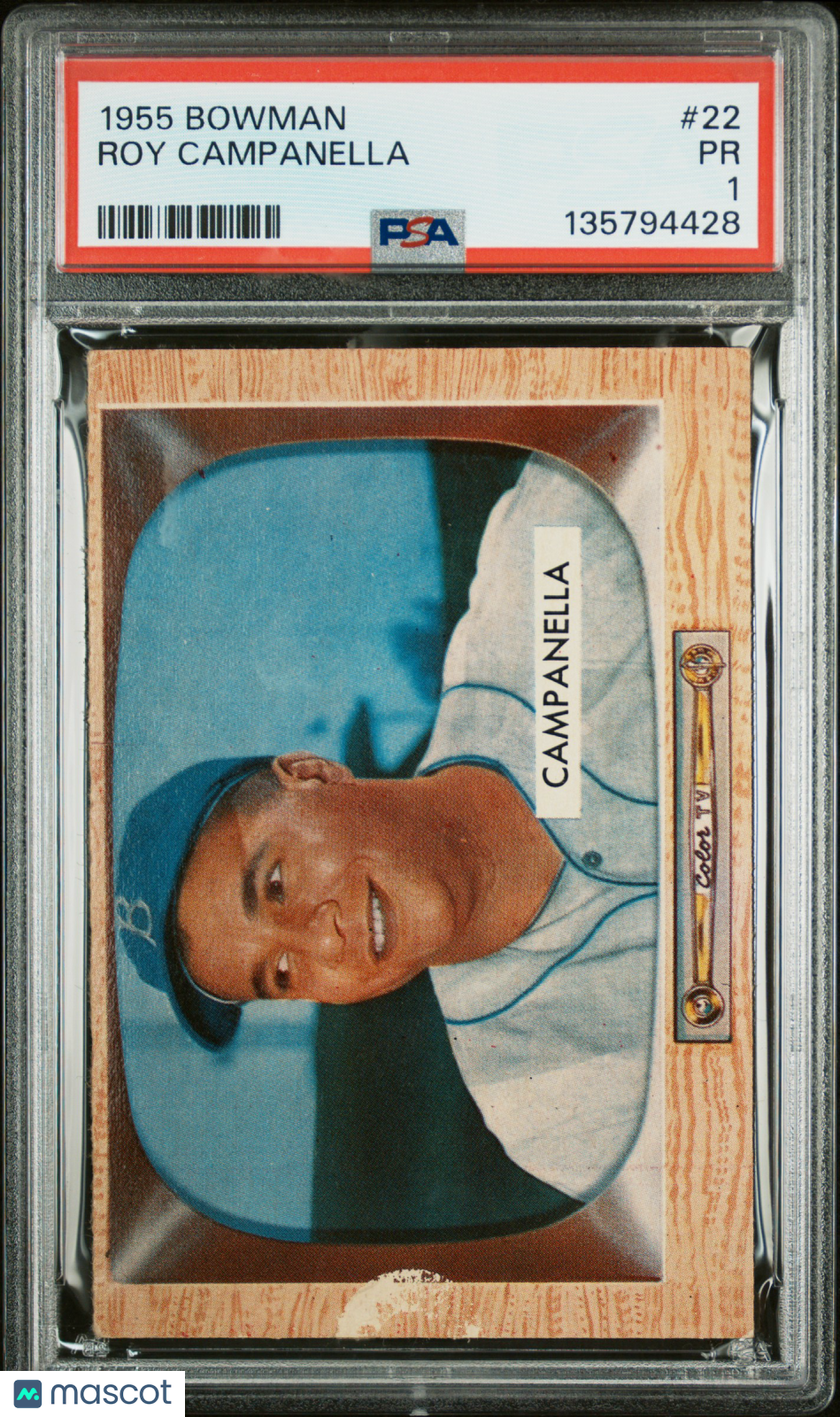 1955 Bowman Roy Campanella #22 PSA 1