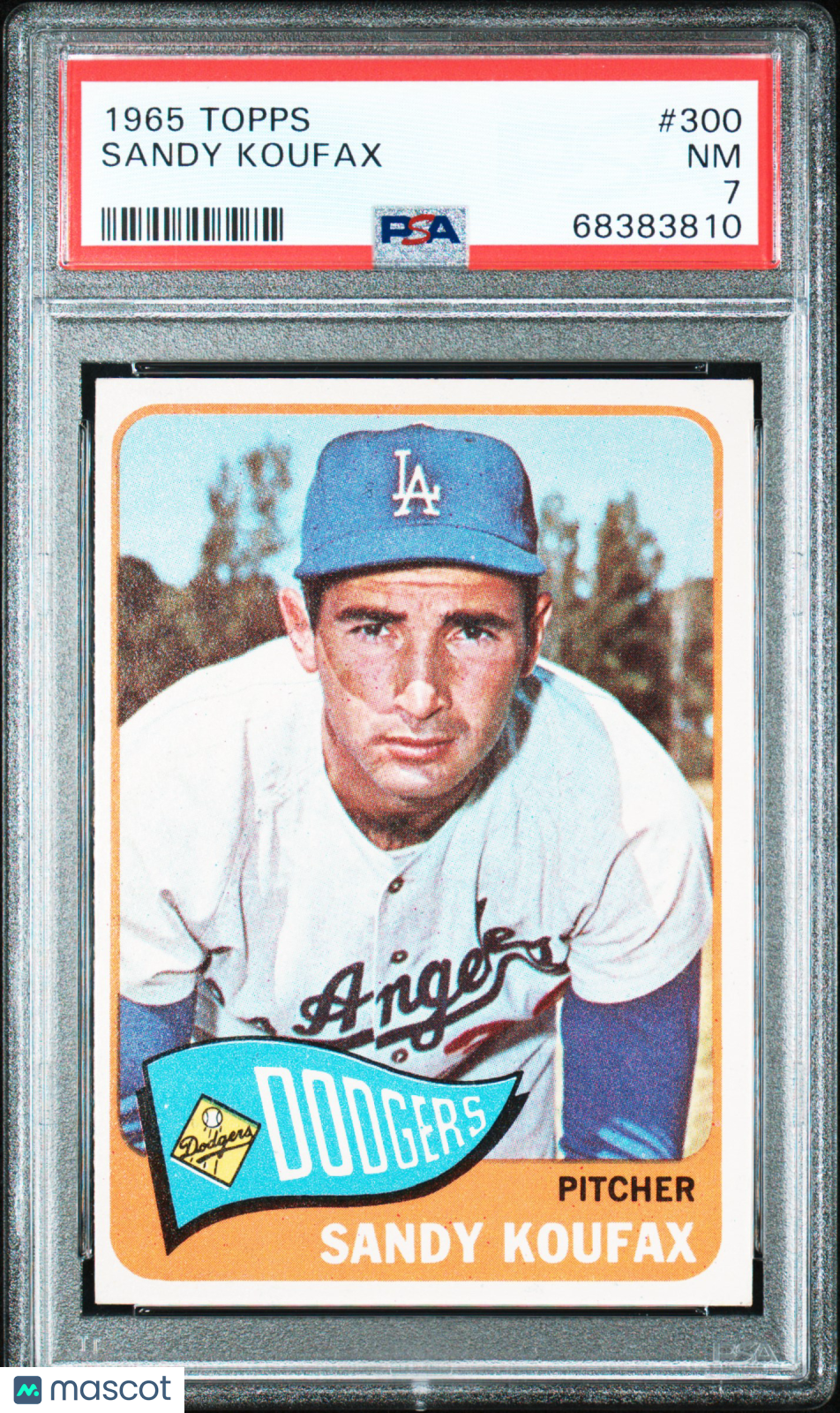 1965 Topps Sandy Koufax #300 PSA 7