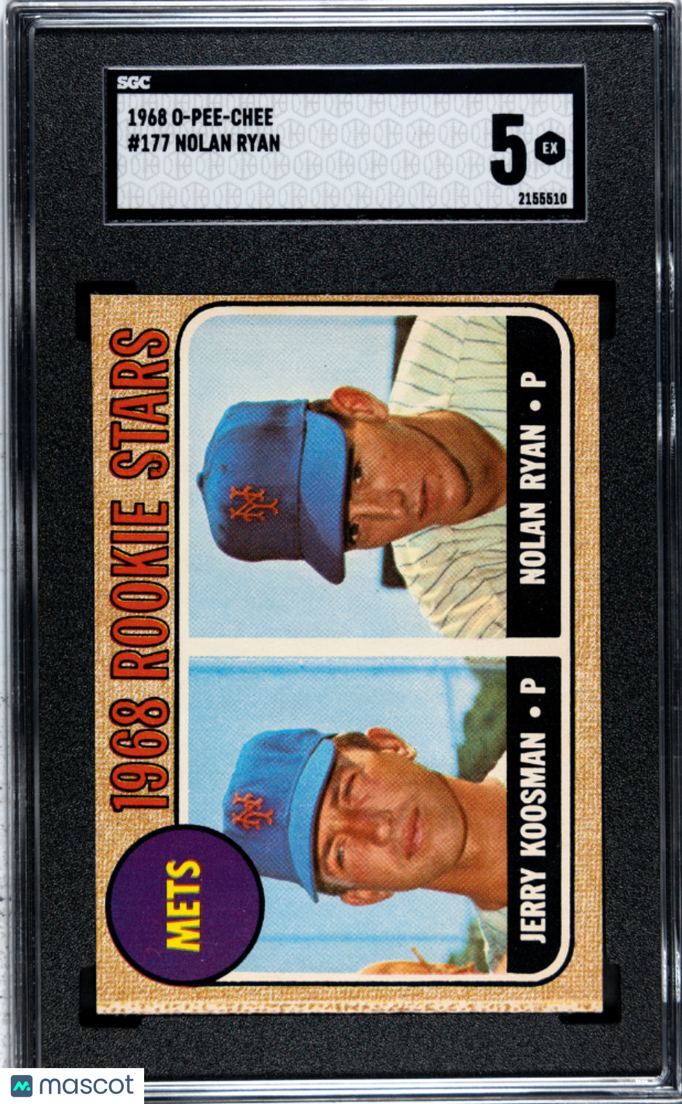 1968 O-Pee-Chee Nolan Ryan #177 SGC 5