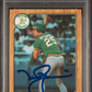 1987 Topps Tiffany Mark Mcgwire #366 PSA 9 Auto 10