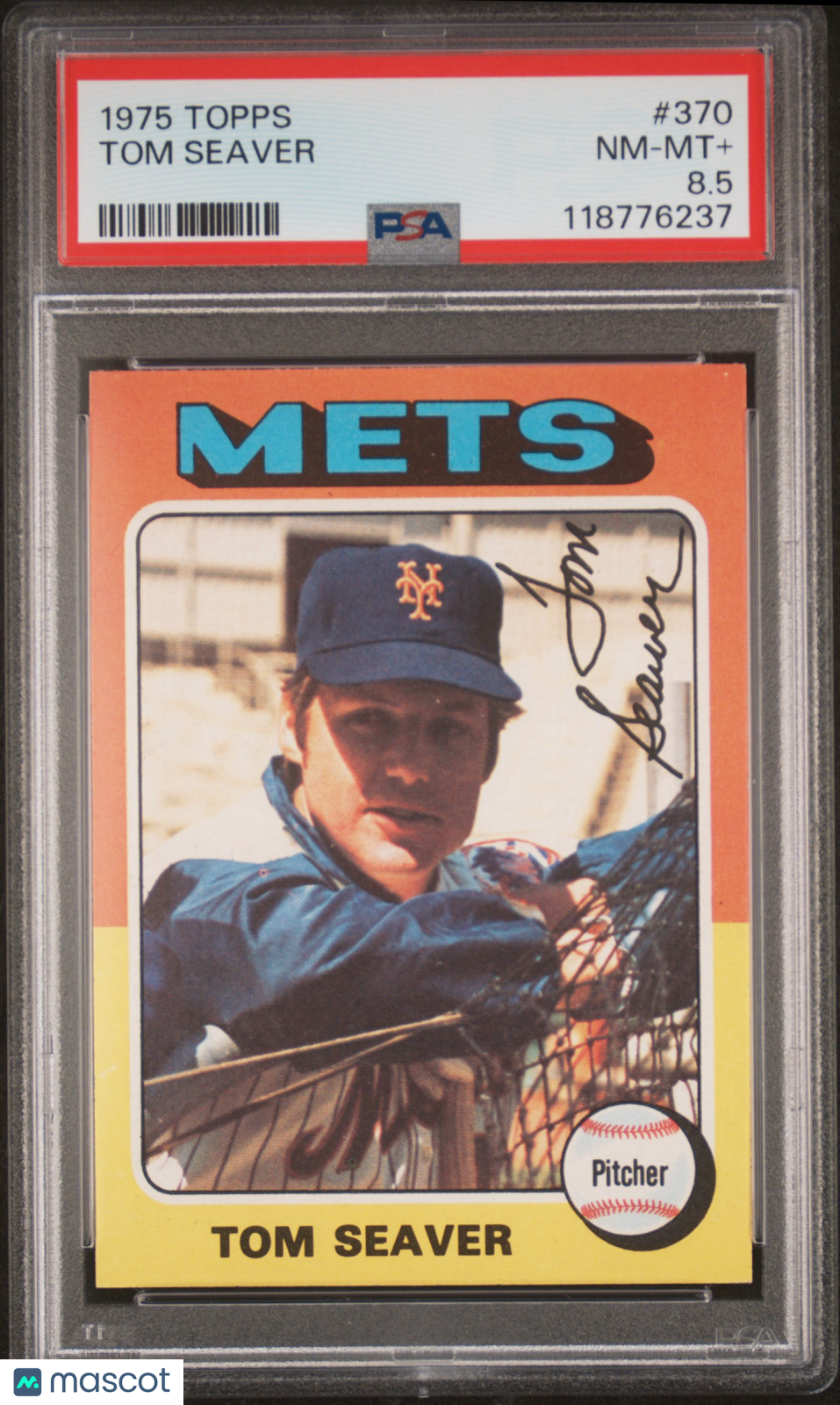 1975 Topps Tom Seaver #370 PSA 8.5