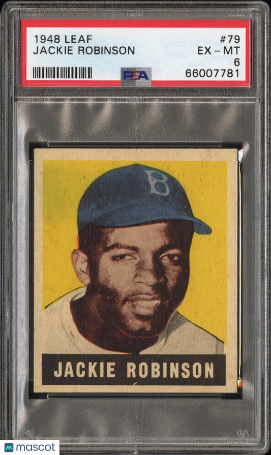 1948 Leaf Jackie Robinson #79 PSA 6