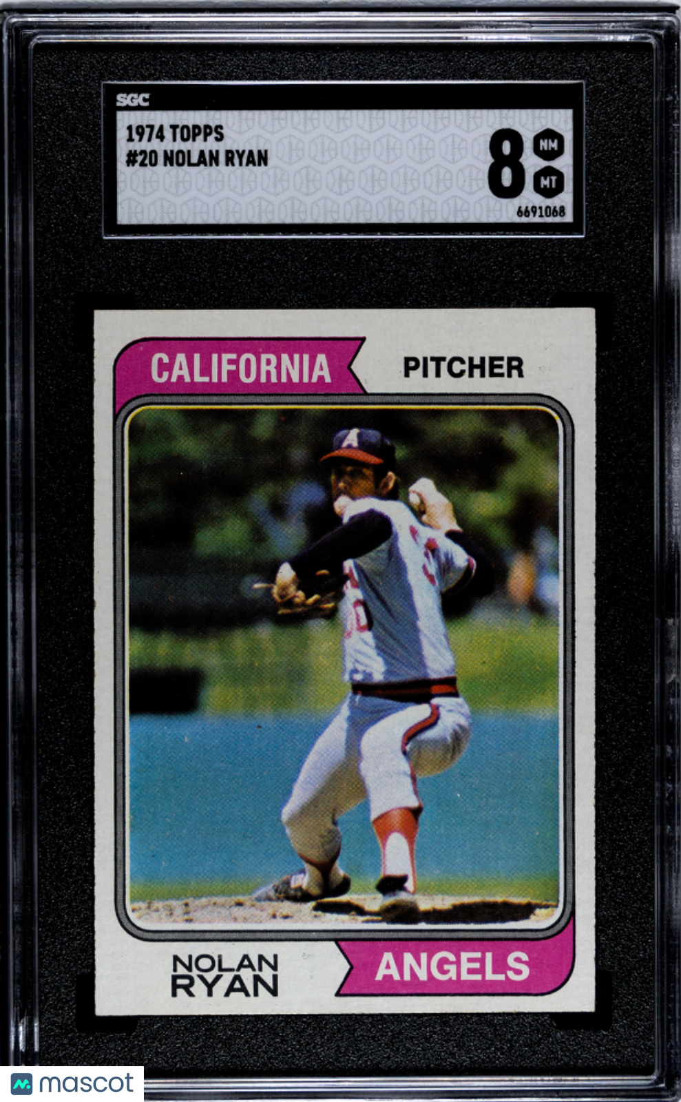 1974 Topps Nolan Ryan #20 SGC 8