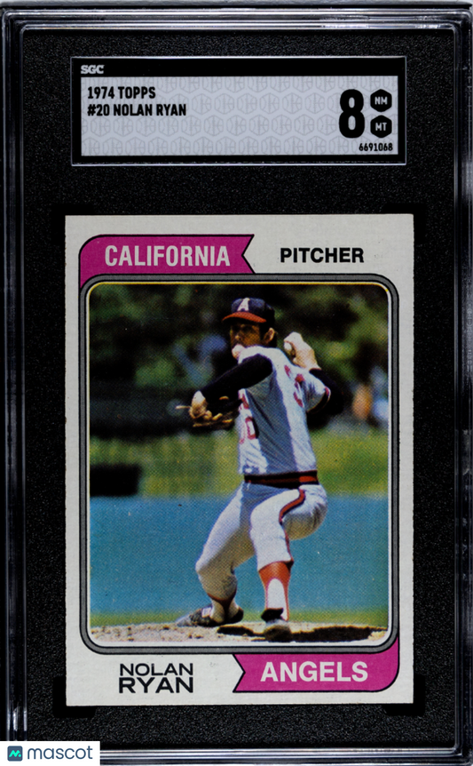 1974 Topps Nolan Ryan #20 SGC 8