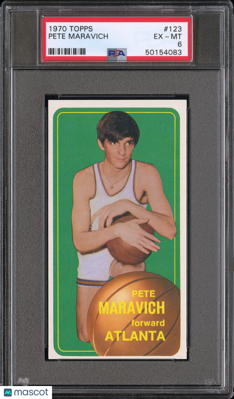 1970 Topps Pete Maravich #123 PSA 6