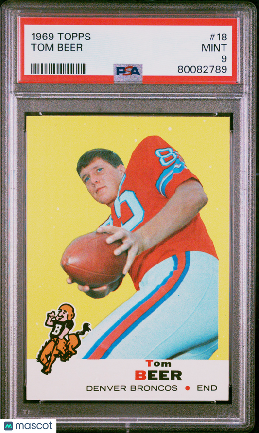 1969 Topps Tom Beer #18 PSA 9