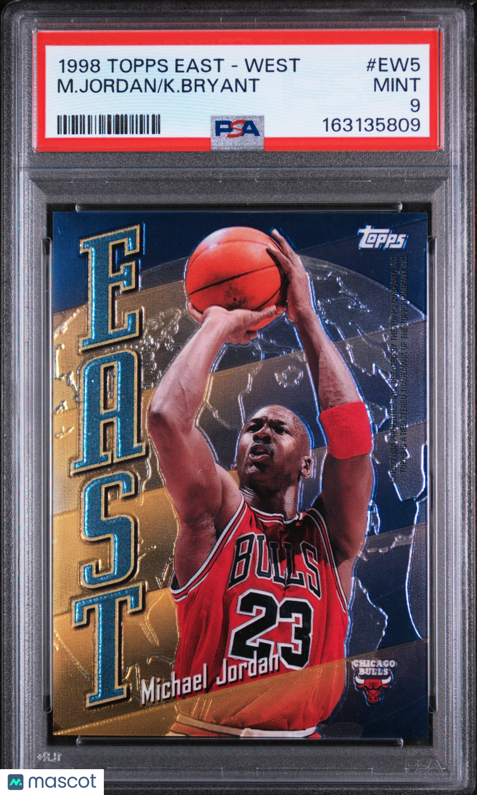 1998 Topps East - West K. Bryant M. Jordan #EW5 PSA 9