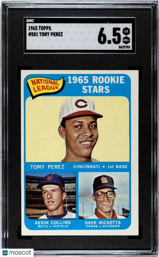 1965 Topps Tony Perez #581 SGC 6.5