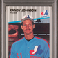 1989 Fleer Randy Johnson #381 Ad Partially Obscured PSA 9