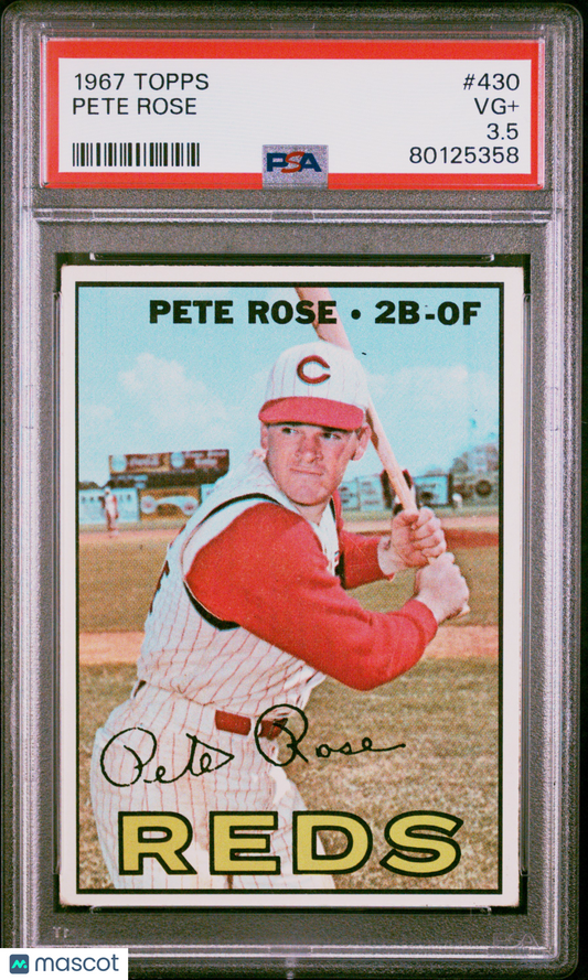 1967 Topps Pete Rose #430 PSA 3.5