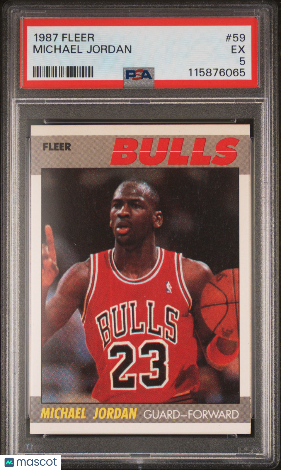 1987 Fleer Michael Jordan #59 PSA 5