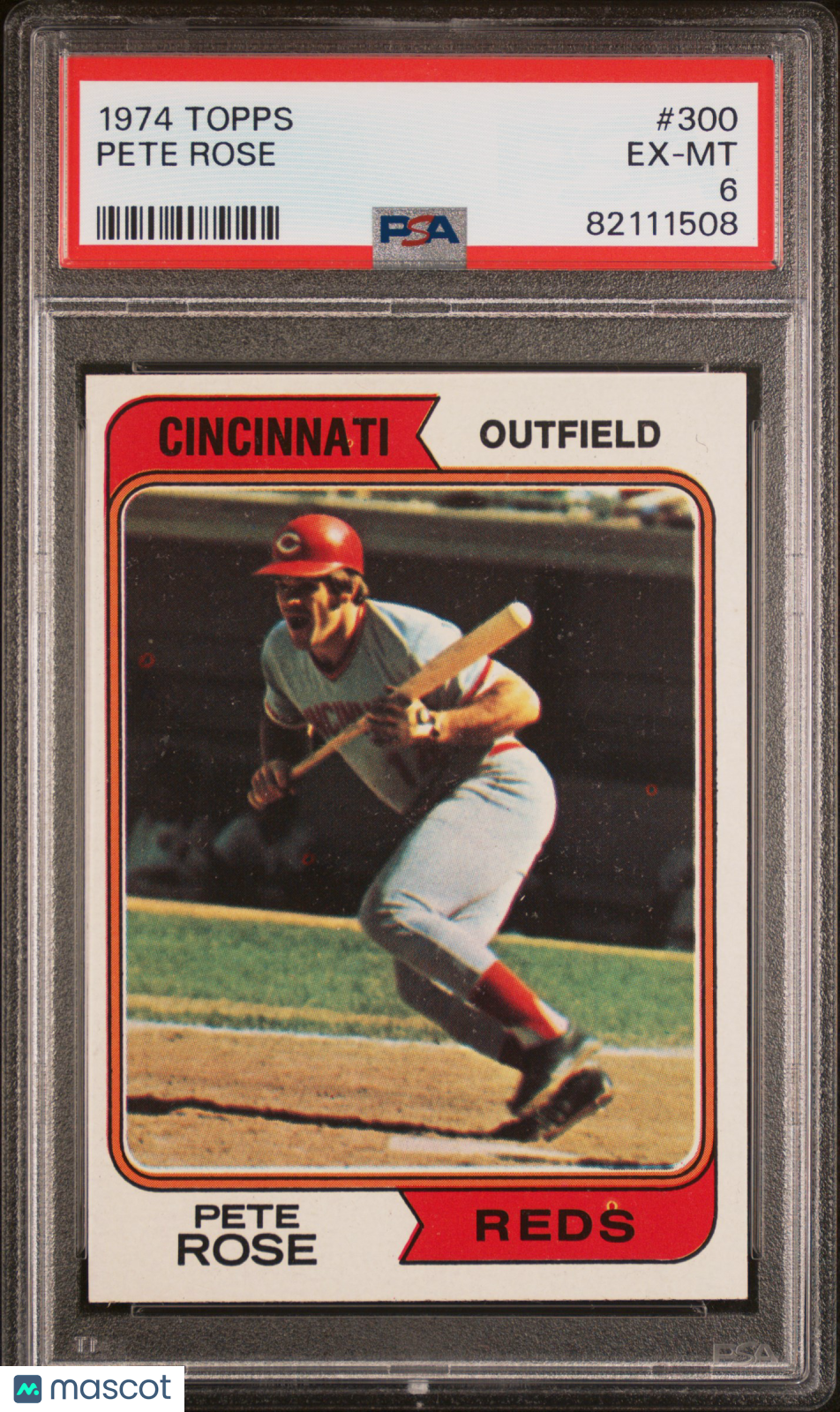 1974 Topps Pete Rose #300 PSA 6