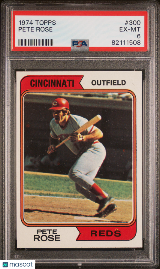 1974 Topps Pete Rose #300 PSA 6
