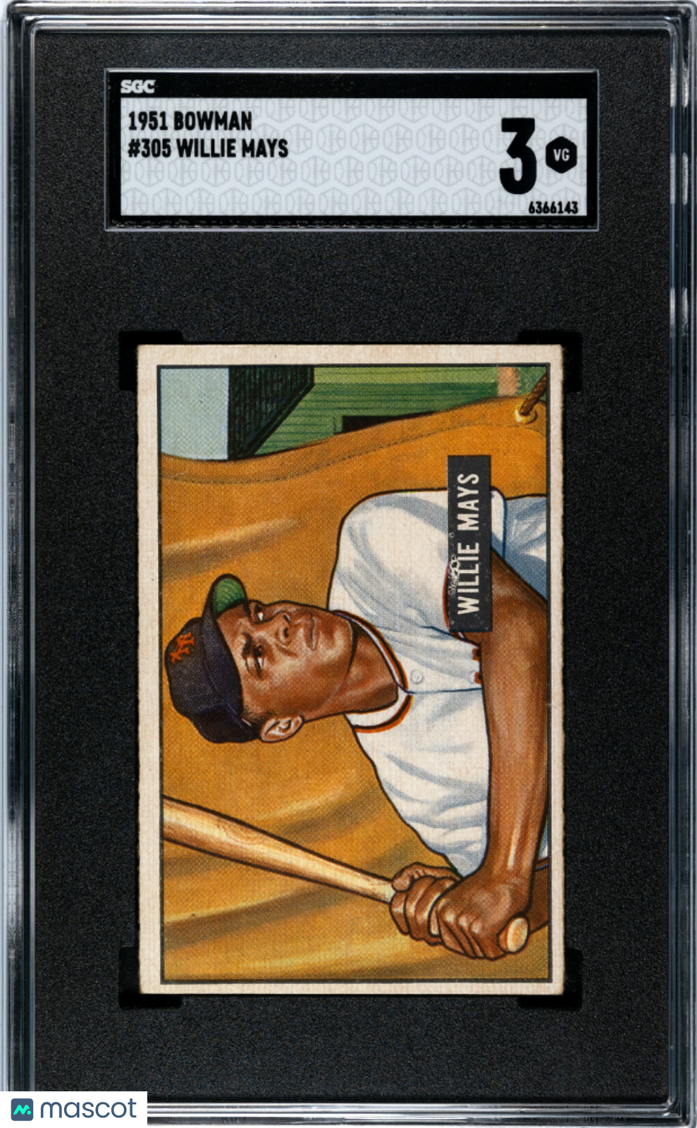 1951 Bowman Willie Mays #305 SGC 3