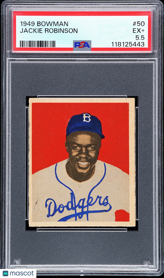1949 Bowman Jackie Robinson #50 PSA 5.5